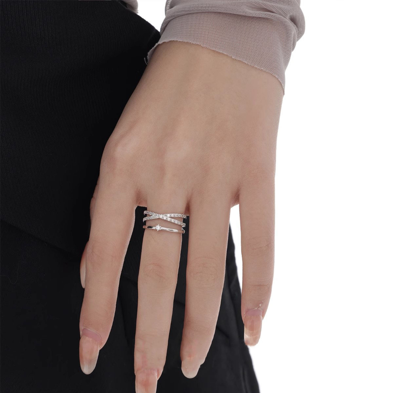 MUOTI Multi-Layer Stackable Ring, Unisex Design